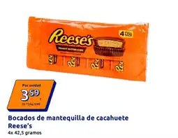 Action Reese's bocados de mantequilla de cacahuete oferta