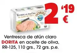 TOP Cash & Carry Dorita ventresca de atún claro en aceite de oliva oferta