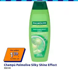 Action Palmolive champú silky shine effect oferta
