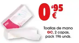 TOP Cash & Carry GC toallas de mano oferta