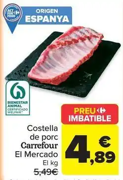 Carrefour Market Carrefour - costella de porc el mercado oferta