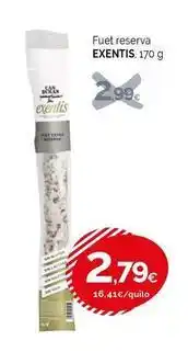Condis Fuet reserva oferta