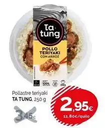 Condis Ta tung - pollo teriyaki oferta