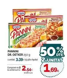Condis Dr oetker - pannini oferta