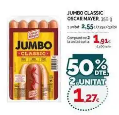 Condis Oscar mayer - jumbo classic oferta