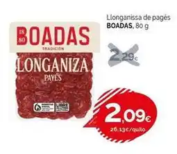 Condis Boadas - llonganissa de pagès oferta