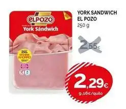 Condis El pozo - york sandwich oferta