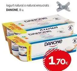 Condis Danone - iogurt natural o natural ensucrats oferta
