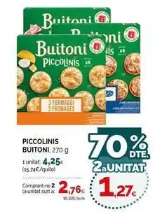Condis Buitoni - piccolinis oferta