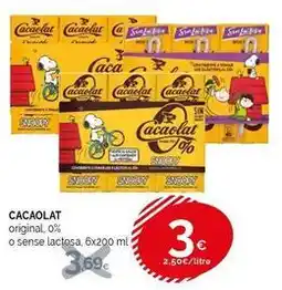 Condis Cacaolat - original, 0% o sense lactosa oferta