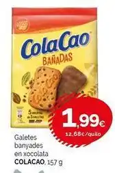 Condis Cola cao - galetes banyades en xocolata oferta