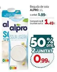 Condis Alpro - beguda de soia oferta