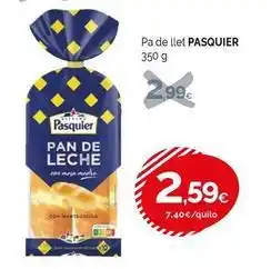 Condis Pasquier - pan de llet oferta
