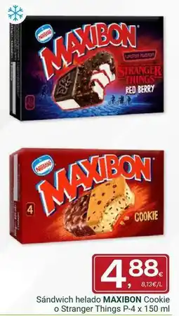 Supermercados Dani Maxibon - sandwich helado o stranger things oferta