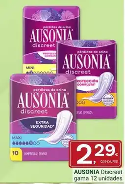 Supermercados Dani Ausonia - discreet gama 12 unidades oferta