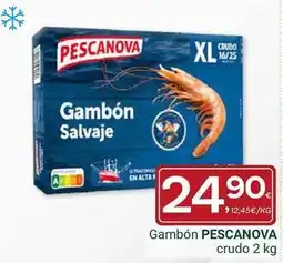 Supermercados Dani Pescanova - gambon crudo oferta
