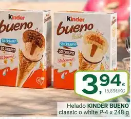 Supermercados Dani Kinder - helado bueno classic o white oferta