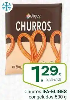 Supermercados Dani Ifa eliges - churros congelados oferta