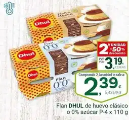 Supermercados Dani Dhul - flan de huevo clasico o 0% azucar oferta