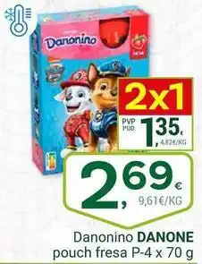 Supermercados Dani Danone - danonino pouch fresa oferta