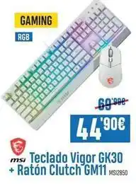 Beep Msi - teclado gk30 + ratón gm11 ms12850 oferta