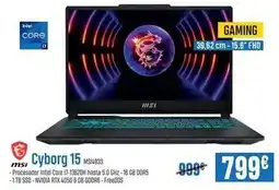 Beep Msi - cyborg 15 oferta