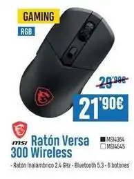 Beep Msi - ratón versa 300 wireless oferta