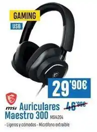 Beep Msi - auriculares maestro 300 oferta
