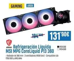 Beep Msi - refrigeración liquida coreliquid p13 360 oferta