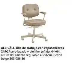 IKEA Flor - alejäll silla de trabajo con reposabrazos oferta