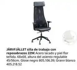 IKEA Flor - jarvfjàllet silla de trabajo con reposabrazos oferta