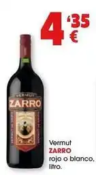 TOP Cash & Carry Zarro - vermut rojo o blanco oferta