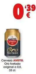 TOP Cash & Carry Amstel - cerveza oro tostada original o 0.0 oferta