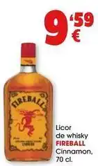 TOP Cash & Carry Fireball - licor de whisky oferta