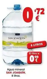 TOP Cash & Carry San joaquin - agua mineral oferta