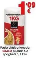 TOP Cash & Carry Gallo - pasta clasica tenedor plumas 6 o spaghetti oferta
