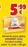 TOP Cash & Carry Gourmet - alimento para gatos gold fondant surtido oferta