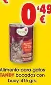 TOP Cash & Carry Tandy - alimento para gatos bocados con buey oferta