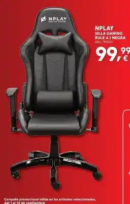 Worten Gaming - silla gaming rulle 4l negra oferta
