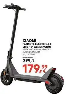 Worten Xiaomi - patinete eléctrica 4 lite - 2 generación oferta