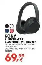 Worten Sony - auriculares bluetooth wh ch720n oferta