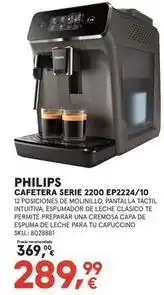 Worten Philips - cafetera serie 2200 ep2224/10 oferta