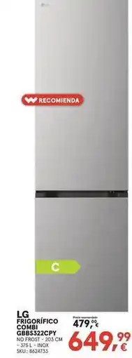 Worten Lg - frigorífico combi 479,99 oferta