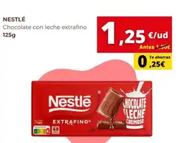 Tu Trébol Hipermercados Nestlé - chocolate con leche extrafino oferta