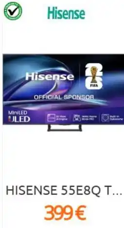 Eureka Electrodomésticos Hisense - 55e8q t oferta
