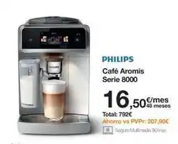 Orange Philips - cafe aromis serie 8000 oferta