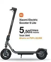 Orange Xiaomi - electric scooter 6 lite oferta