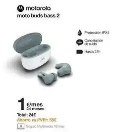 Orange Motorola - moto buds bass 2 oferta