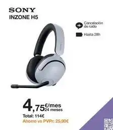 Orange Sony - inzone h5 oferta