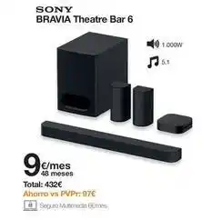 Orange Sony - bravia theatre bar 6 oferta
